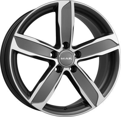 Mak Stadt 7.5x17 5x112 ET 45 Dia 66.45 Gunmetal