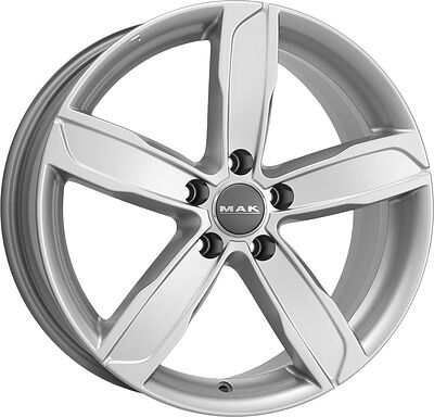 Mak Stadt 7.5x16 5x112 ET 28 Dia 66.45 silver