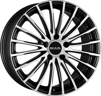 Mak Starlight 8x18 5x112 ET 25 Dia 66.6 Ice Black