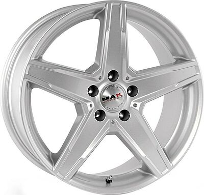 Mak Stern 9x18 5x112 ET 50 Dia 66.6 Silver