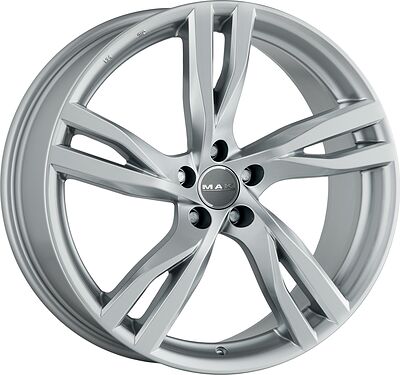 Mak Stockholm 8x19 5x108 ET 42.5 Dia 63.4 silver