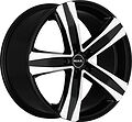 Mak Stone 5 7.5x18 5x120 ET 50 Dia 65.1 Black Mirror