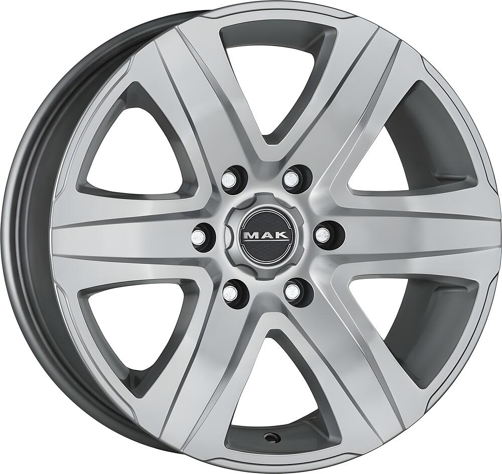 Mak Stone 6 8.5x20 6x130 ET 60 Dia 84.1 silver