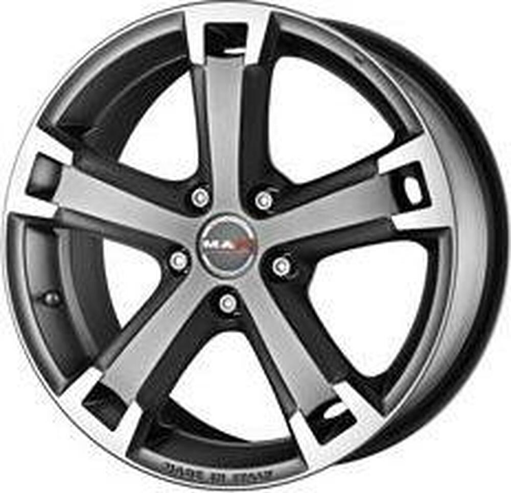 Mak Unique 6.5x15 4x100 ET 40 Dia 72 ICE BLACK