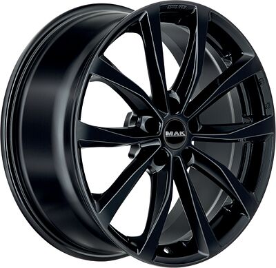 Mak Wolf 7x17 5x114.3 ET 40 Dia 66.1 Gloss Black