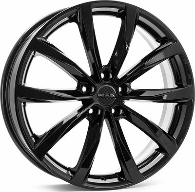 Mak Wolf 7.5x18 5x114.3 ET 38 Dia 76 Gloss Black