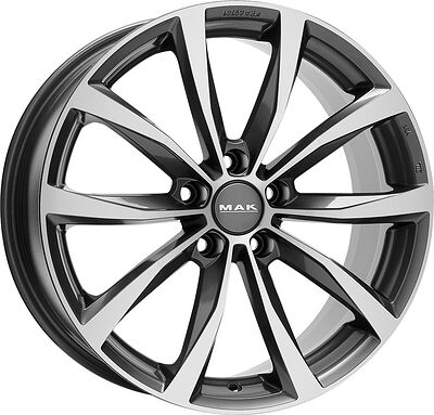 Mak Wolf 7x17 5x98 ET 41 Dia 58.1 Gunmetal