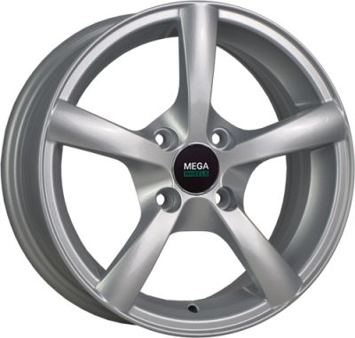 Mega Wheels Y210 6x14 4x98 ET 35 Dia 58.6 silver