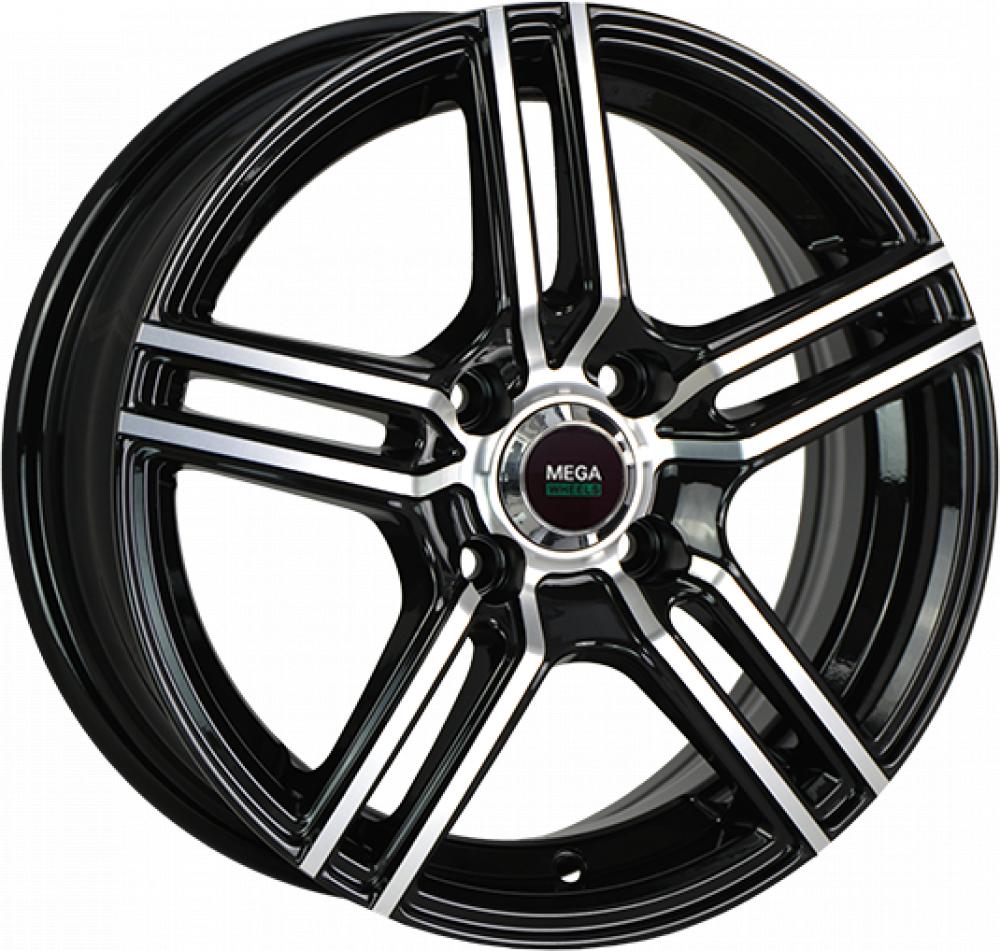 Mega Wheels Y3177 6.5x16 5x112 ET 50 Dia 57.1 BKF