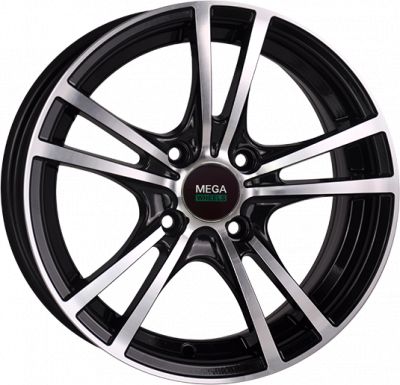Mega Wheels Y9129 6.5x15 4x98 ET 32 Dia 58.6 BKF