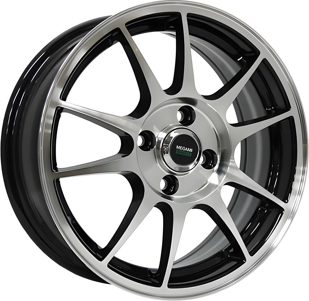 Megami MGM-5 6x14 4x100 ET 43 Dia 60.1 BFP