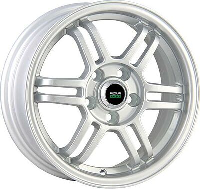 Megami MGM-8 6x15 4x114.3 ET 44 Dia 56.6 silver