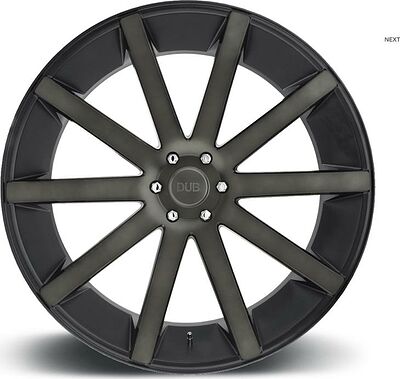 MHT Dub Shot Calla 9.5x22 6x139.7 ET 30 Dia 78.1 Gloss Black