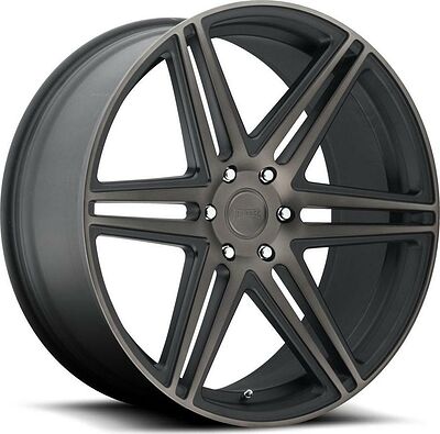 MHT Dub Skillz 9.5x22 6x139.7 ET 30 Dia 78.1 Black/Machined