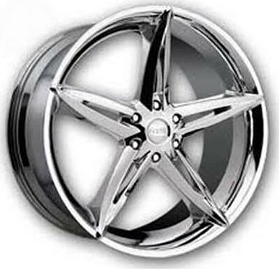 MHT Lusso 8.5x18 5x112 ET 34 Dia 66.6 Chrome