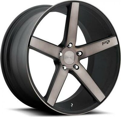 MHT Niche Milan 8.5x19 5x114.3 ET 35 Dia 72.62 Black/Machined