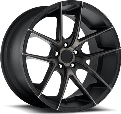 MHT Niche Targa 8.5x19 5x130 ET 47 Dia 71.5 Black/Machined