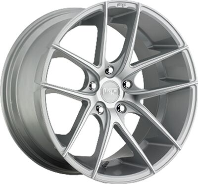 MHT Niche Targa 9.5x19 5x130 ET 45 Dia 71.5 Silver/Machined