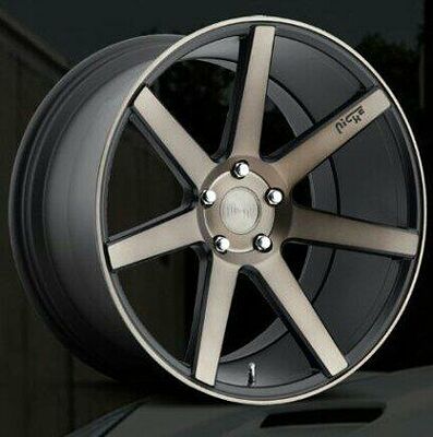 MHT Niche Verona 10x22 5x130 ET 35 Dia 84.1 Machined/Black