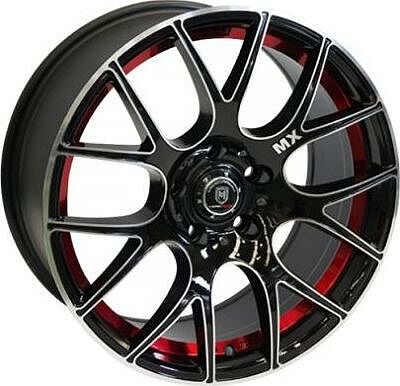 Mi-tech TF-MX 8.5x18 5x120 ET 35 Dia 74.1 AM B RED