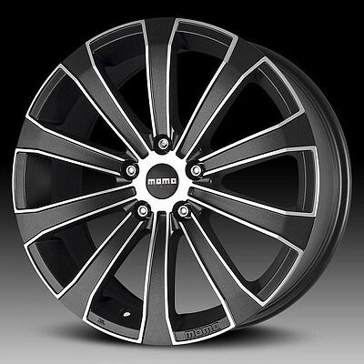 Momo Europe 7x17 4x108 ET 25 Dia 65.1 Matt Carbon Polished