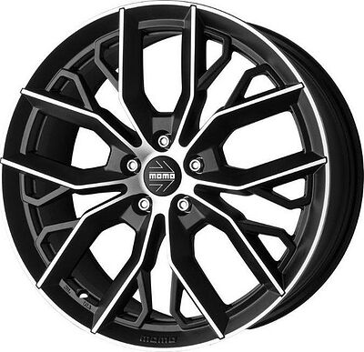 Momo Massimo 7.5x17 5x114.3 ET 40 Dia 67.1 Matt Black-Polished