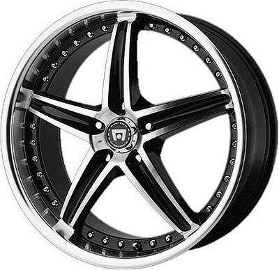 Motegi MR107 8x18 5x110 ET 42 Dia 72.62 Black/Machined