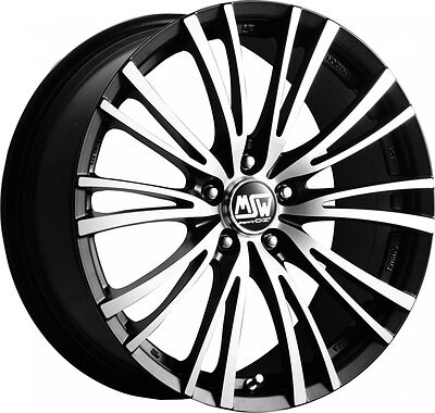 MSW 20/5 8x17 5x100 ET 35 Dia 63.3 black