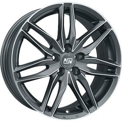 MSW 24 8x17 5x112 ET 48 Dia 73.1 Mat Black
