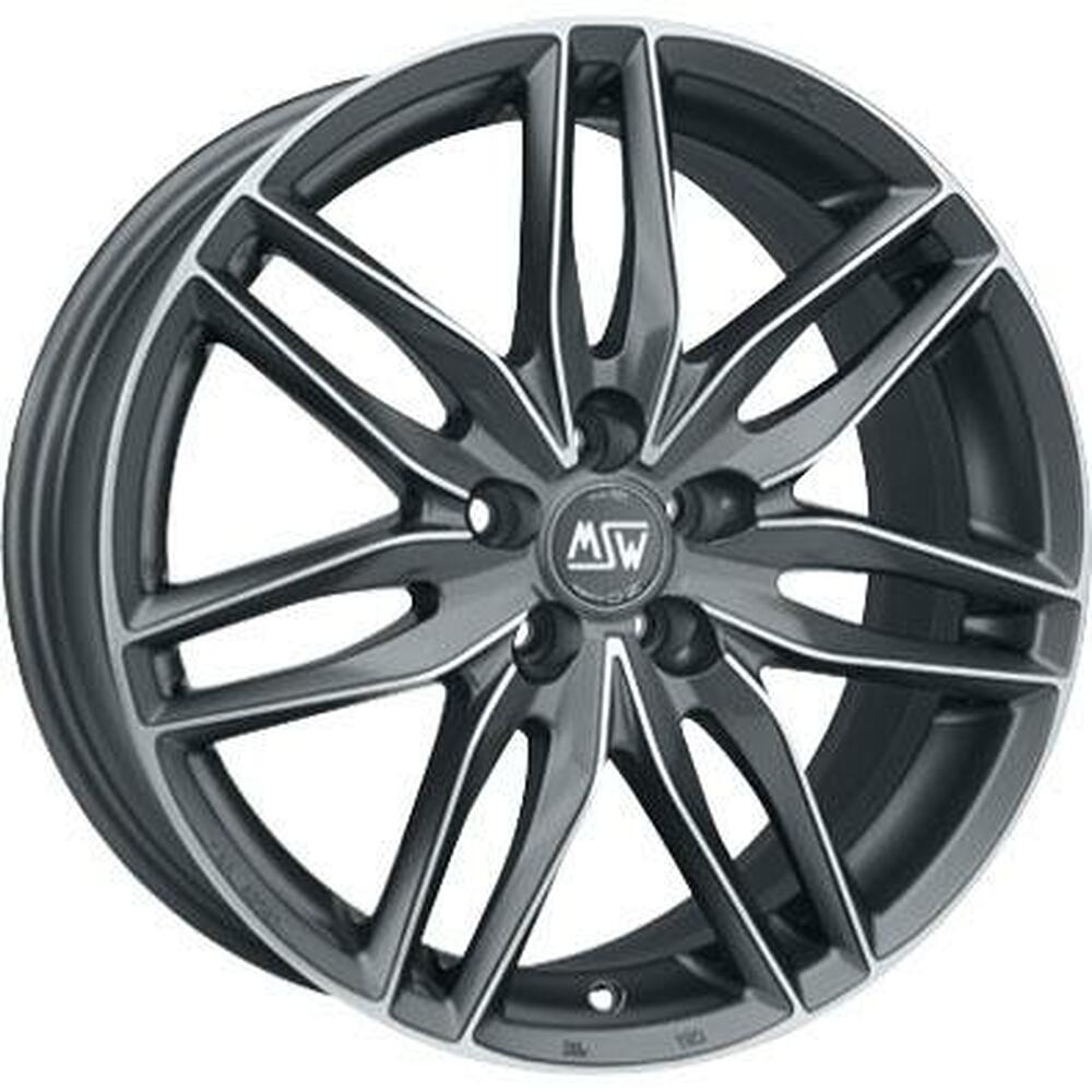 MSW 24 7x16 4x100 ET 42 Dia 63.1 Mat Black