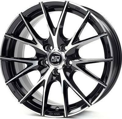 MSW 25 7x16 4x100 ET 42 Dia 63.3 MATT TITANIUM FULL POLISHED