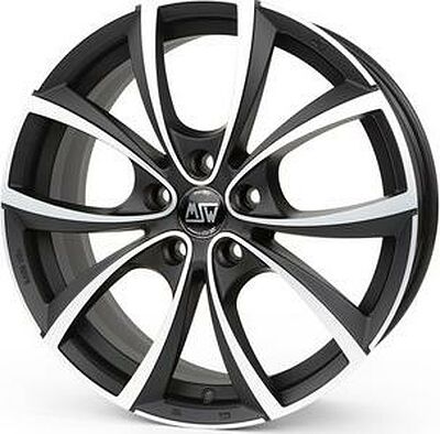 MSW 27 7.5x18 5x114.3 ET 45 Dia 73.1 MATT DARK TITANIUM FULL POLISHED
