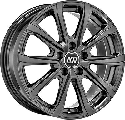 MSW 79 7x17 5x114.3 ET 49 Dia 67.05 Gloss Dark Grey