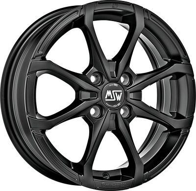 MSW X4 5.5x15 4x100 ET 32 Dia 60.06 black