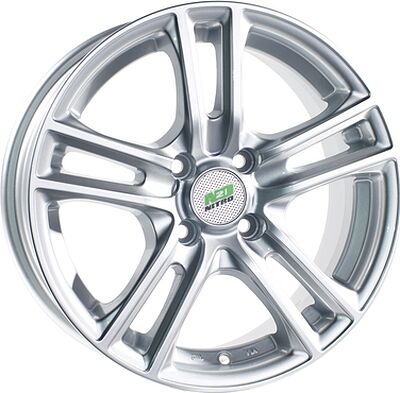 N2O Y242 6x14 4x100 ET 38 Dia 73.1 silver