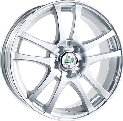 N2O Y450 6x15 4x100 ET 50 Dia 60.1 silver