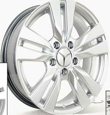 NW R806 7x16 5x112 ET 38 Dia 66.6 silver