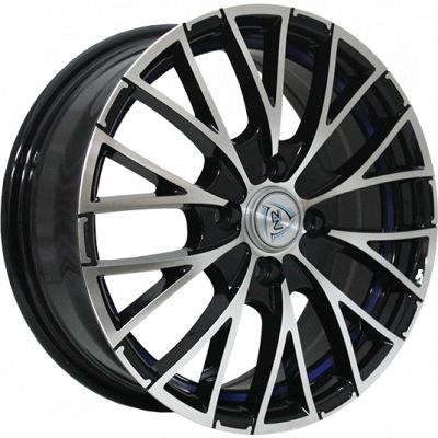 NZ Wheels F-2 6x15 4x98 ET 35 Dia 58.6 BKFBSI