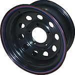 Off-Road-Wheels 81B 7x16 5x139.7 ET -19 Dia 110 Black