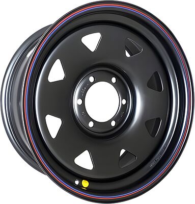 Off-Road-Wheels Тойота Ниссан (треуг. мелкий) 8x18 6x139.7 ET 20 Dia 110 Черный