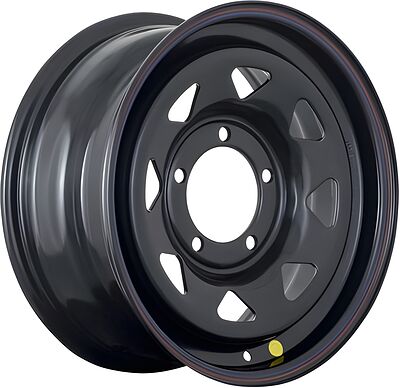 Off-Road-Wheels УАЗ (треуг. мелкий) 7x16 5x139.7 ET 35 Dia 110 Черный