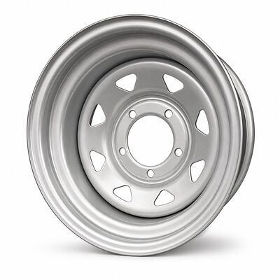 Off-Road-Wheels УАЗ треугольник мелкий 8x16 5x139.7 ET -19 Dia 110 серебристый
