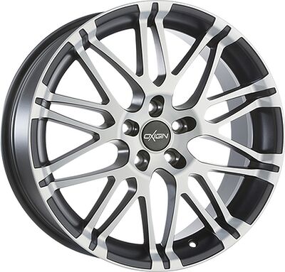 Oxigin 14 Oxrock 8x20 5x112 ET 35 Dia 72 Black Full Polish Matt