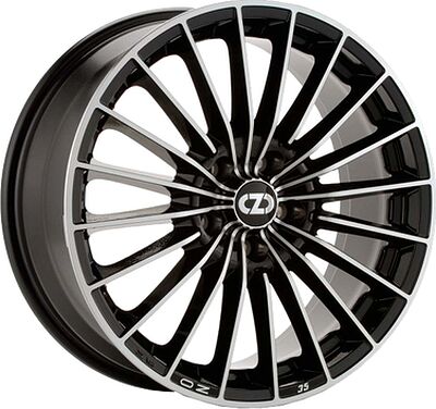 OZ Racing 35 Anniversary 8x17 5x108 ET 38 Dia 75 Black + Diamond Cut