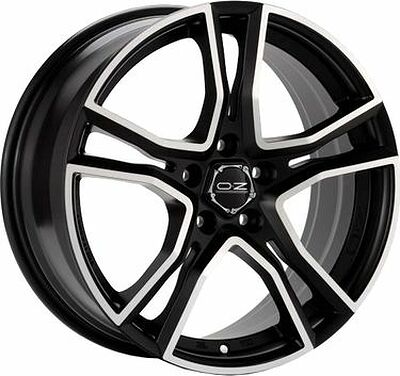 OZ Racing Adrenalina 8x17 5x112 ET 48 Dia 75 Matt Black + Diamond Cut