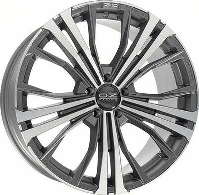 OZ Racing Cortina 9x19 5x120 ET 50 Dia 72.6 Matt Dark Graphite Diamond Cut