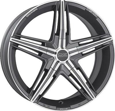 OZ Racing David 7.5x17 5x105 ET 40 Dia 56.6 Graphit+DC