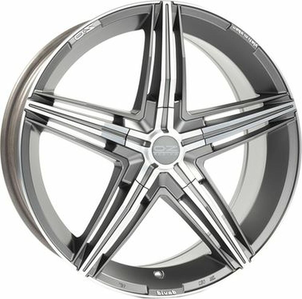 OZ Racing David 8x18 5x112 ET 35 Dia 75 Matt Graphite Diamond Cut