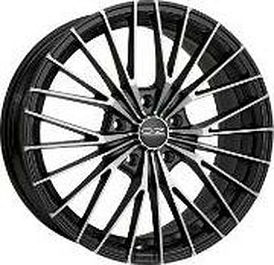 OZ Racing Ego 8.5x19 5x108 ET 45 Dia 75 Matt Black Diamond Cut