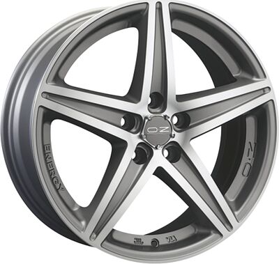 OZ Racing Energy 8x17 5x112 ET 35 Dia 75 Matt Silver Tech Diamond Cut